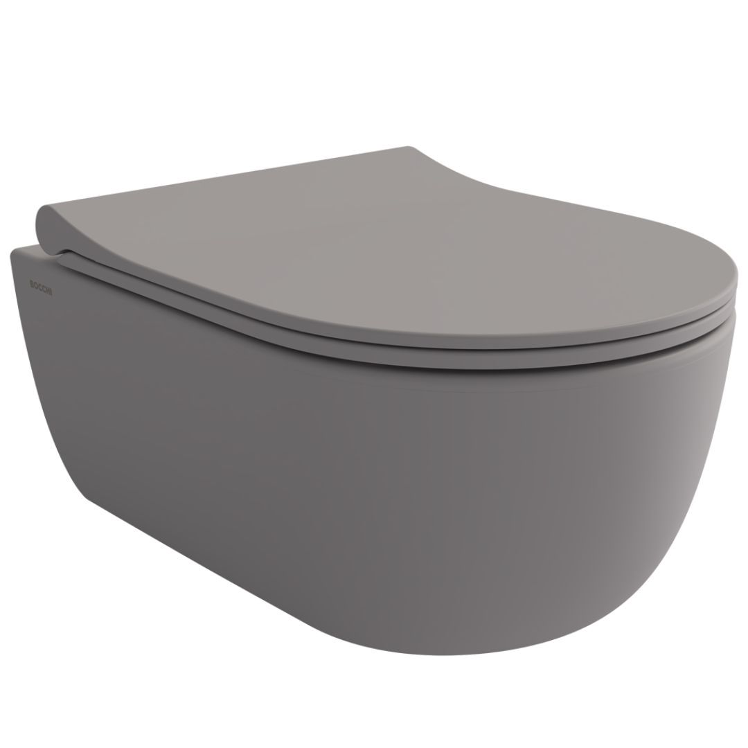 Wc solja konzolna BOCCHI - TONDO [1417-006-0129][grey, matt]